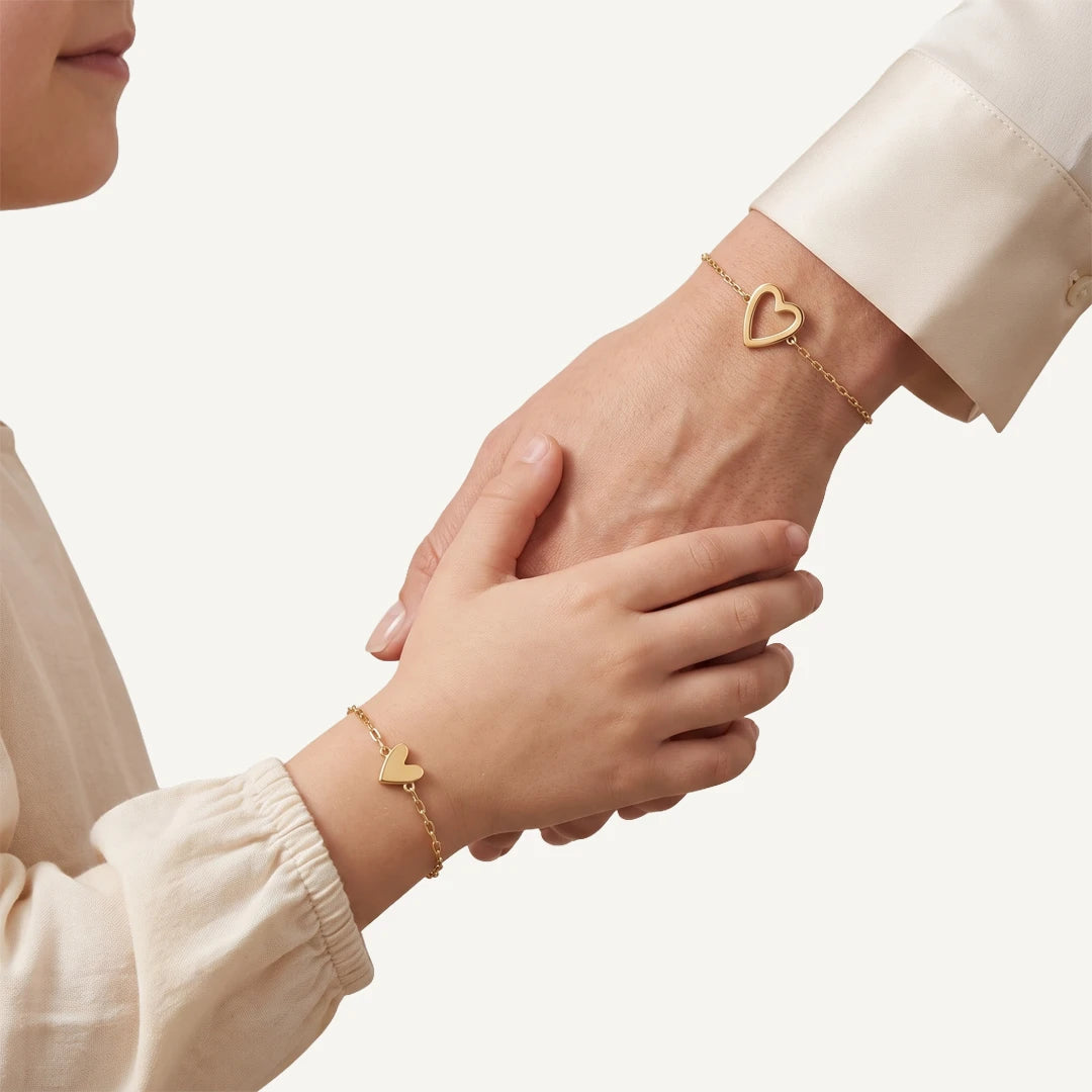 The HeartBond Bracelet Set