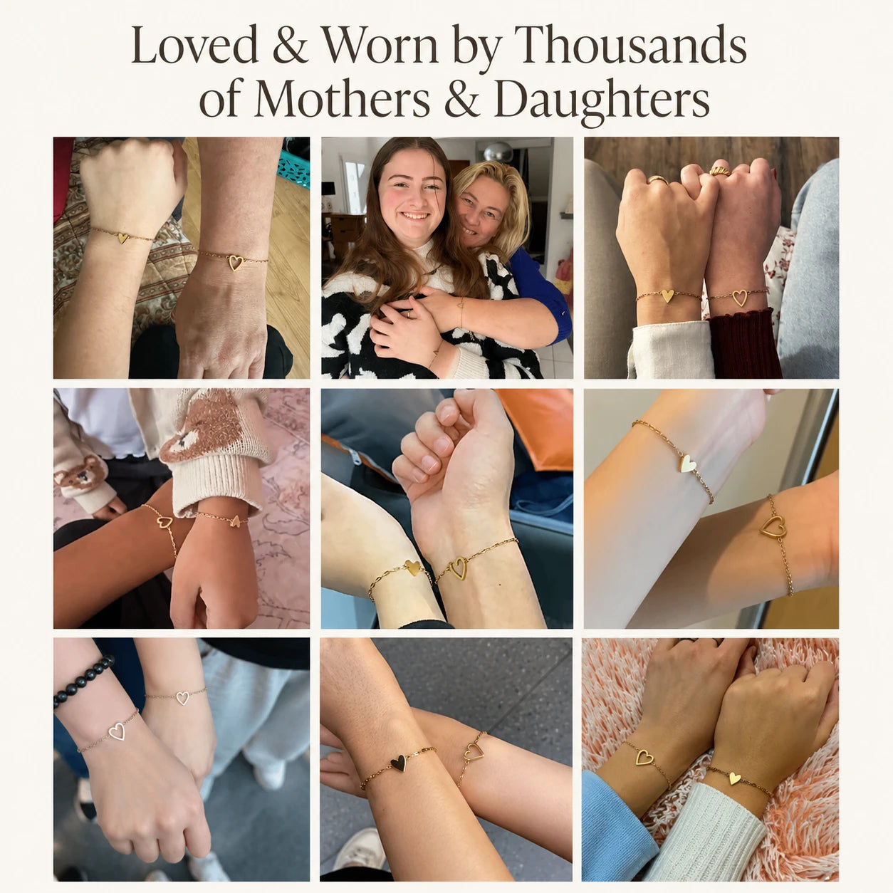 The HeartBond Bracelet Set